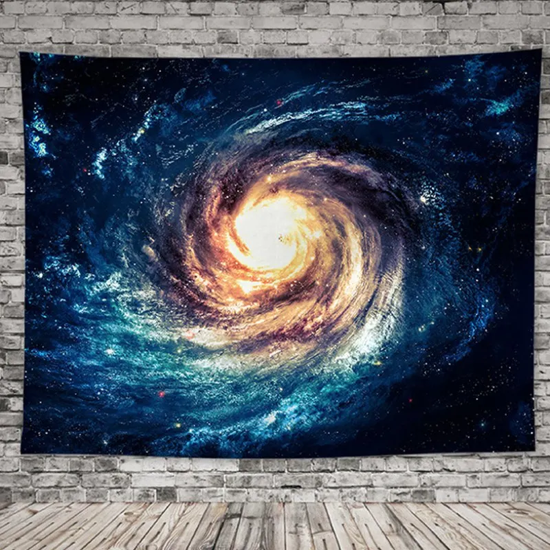 

148x130cm Night Sky Wall Tapestry Home Decorations Wall Hanging Forest Starry Night Tapestries For Living Room Bedroom