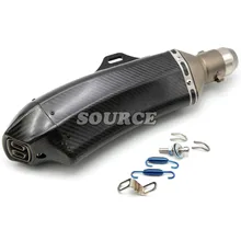 motorcycle Akrapovic muffler pipe scooter exhaust pipe carbon fiber For SUZUKI GSXR 1100 GSX-R1100