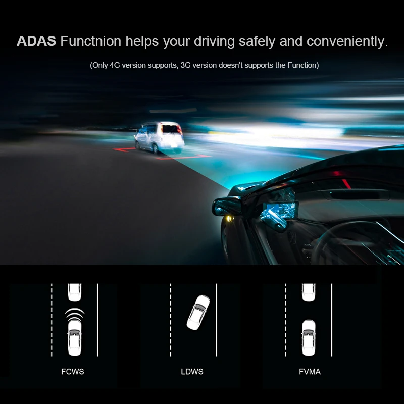 Автомобильный видеорегистратор KEELEAD 4G GPS 6 86 дюйма Android 5 1 ADAS Wi Fi