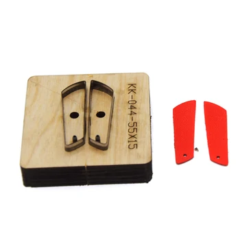 

DIY leather craft left and right in one piece ear ring die cutting knife mould cutter hand punch tool pattern 55mm