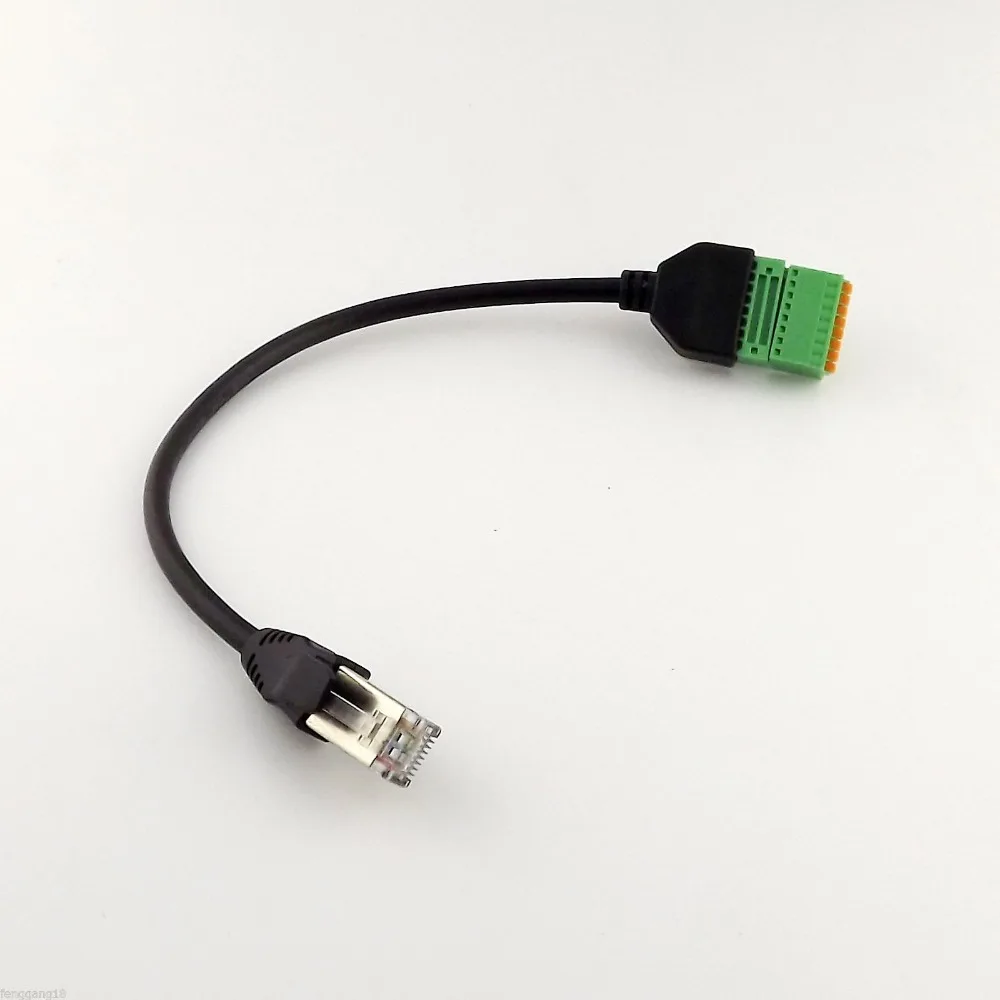 1 шт. паяльный блок с разъемом RJ45 Ethernet на 8 Pin AV 25 см|plug ethernet|plug rj45plug male |