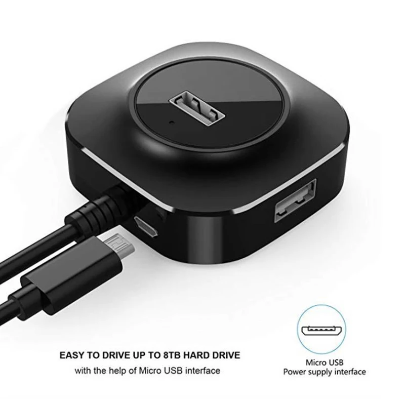 Высокая Скорость OTG Micro USB док-станция USB 3,0 концентратор разделитель несколько USB Hab концентратор 2,0 мульти хаб расширитель 4 Порты и разъёмы концентратор для портативных ПК телефоны