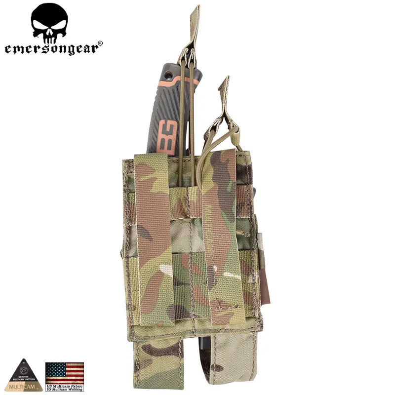 EMERSON Тактический модульный MOLLE с двойным открытым верхом SMG магнитный держатель