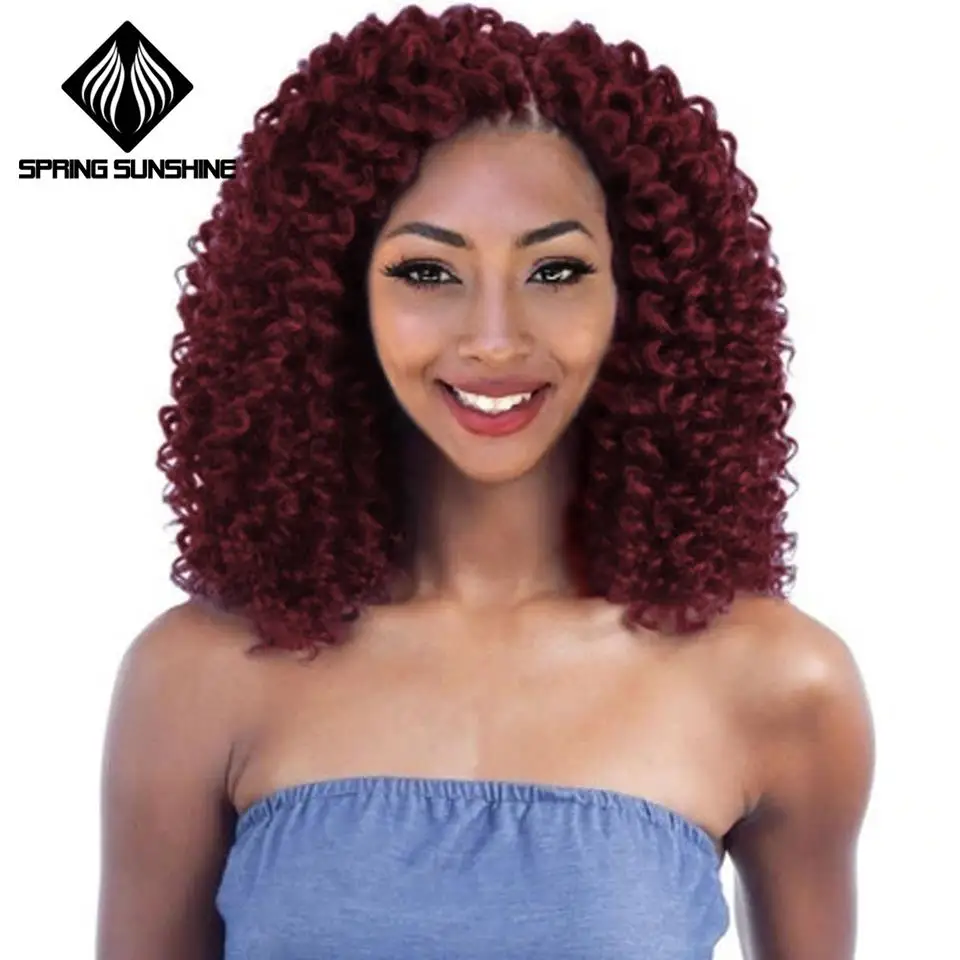 

Spring sunshine 20Strands/Pcs Wand Curl Crochet Hair Jamaican Bounce Synthetic Crochet Braids Hair Curly For Women