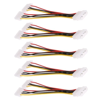 

5pcs/pack 4Pin Power Converter Adapter Splitter Cable Hard Disk HDD Power Extension Wire Cable for Bitcoin Mining Machine