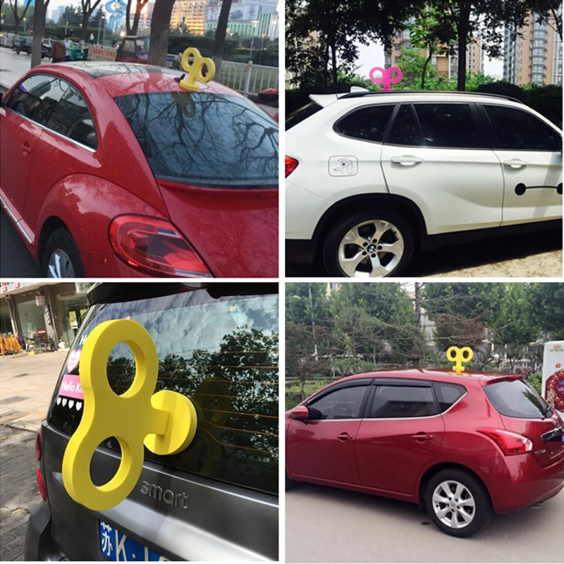 Милые стильные весенние автомобильные наклейки из ЭВА для милых автомобильных