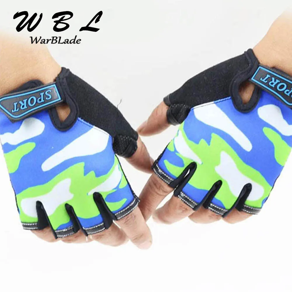 Fingerless Kids Gloves Non-Slip Ultrathin Children Half Finger Breathable Gloves For Boys Girls Luvas De inverno WarBLade