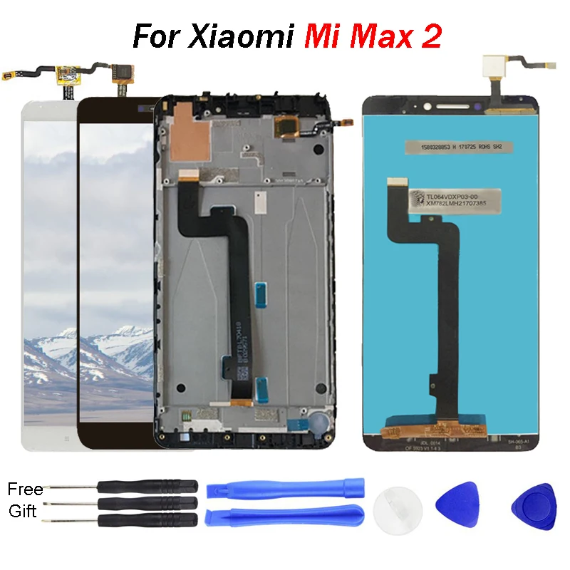 

For XIAOMI MI MAX 2 LCD Touch Screen 6.44"1920x1080 IPS LCD Display for Max2 Mi Max 2 LCD Digitizer with Frame Replacement Parts
