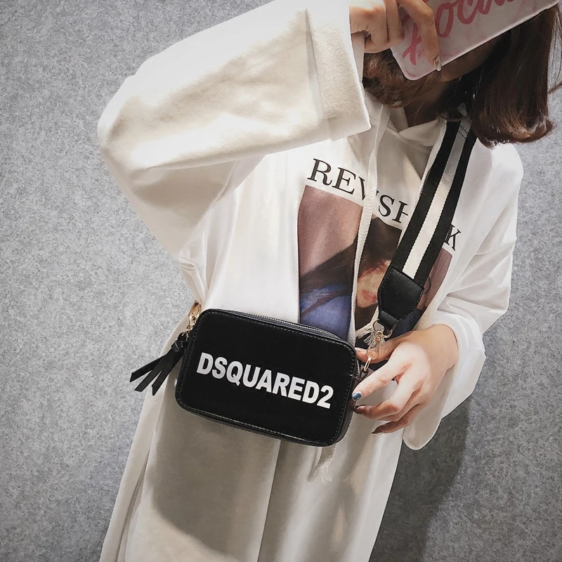 

Women Crossbody Bags The Sweet Little Fresh Letter Printing Broadband Ladies Shoulder Bag Bolsa Feminina sac main femme louis gg