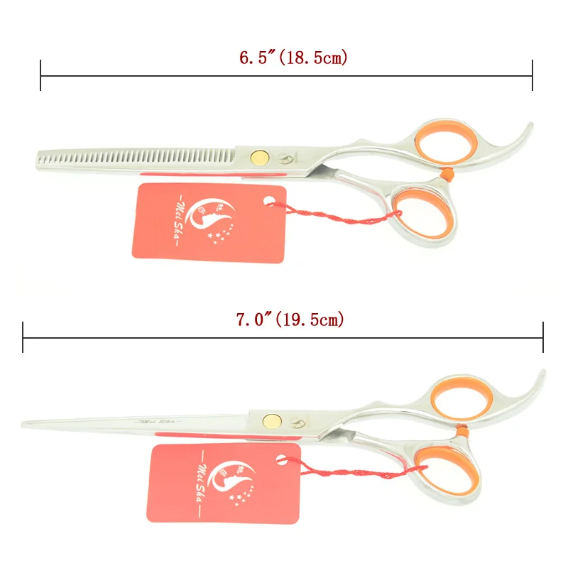 Meisha 7 дюймов ножницы для волос набор салонные прореживающие ножницы Япония 440c Парикмахерская инструмент для укладки волос HA0398