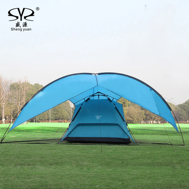 الشمس المأوى الأشعة فوق البنفسجية مع أقطاب للماء المظلة المظلة في الهواء الطلق الشاطئ الظل قماش القنب العريشة التخييم نزهة العريشة ظلة شرفة