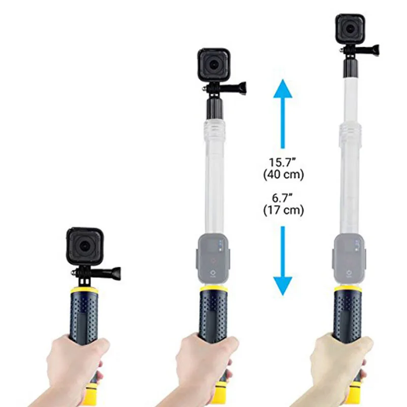 Плавучий ручной рукоятка для дайвинга удочка для удочки палочки маленькие муравьи sj4000 Камера селфи-монопод с таймером горная собака для Gopro экшн-камеры Go Pro Hero