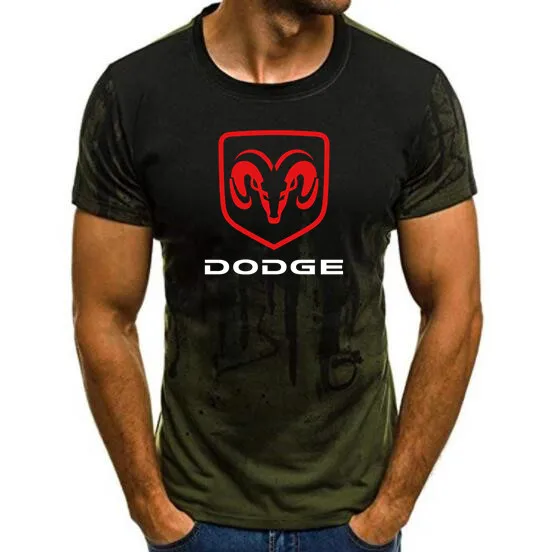 

MEN Dodge T-SHIRT Print T Shirt New colors O neck Men's Women Fashion Dodge T-shirts High Quality S-4XL Casual For Male female