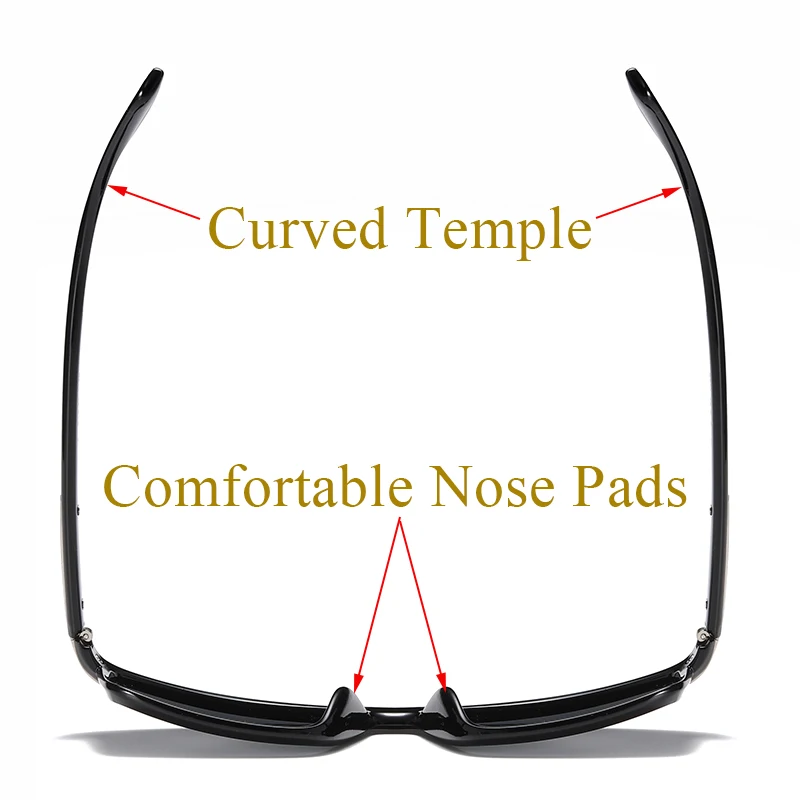 Роскошные брендовые поляризационные мужские солнцезащитные очки TR90 винтажные