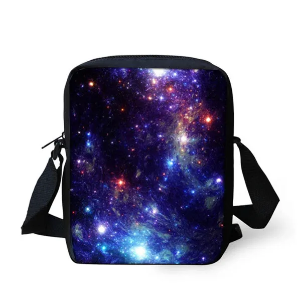 INSTANTARTS школы, в комплекте с набором подходящих сумок для детей разноцветный галактика Звезда Космос школьная сумка леди Подростковая сумка через плечо для девочек школьный plecak - Цвет: D0352E