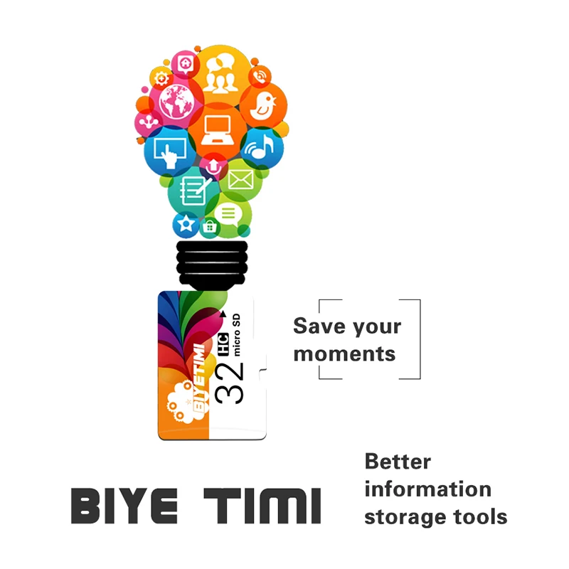 Карта памяти micro SD Biyetimi 8/16/32/64 ГБ класс 10|mini tf card|sd card 8gmemory |