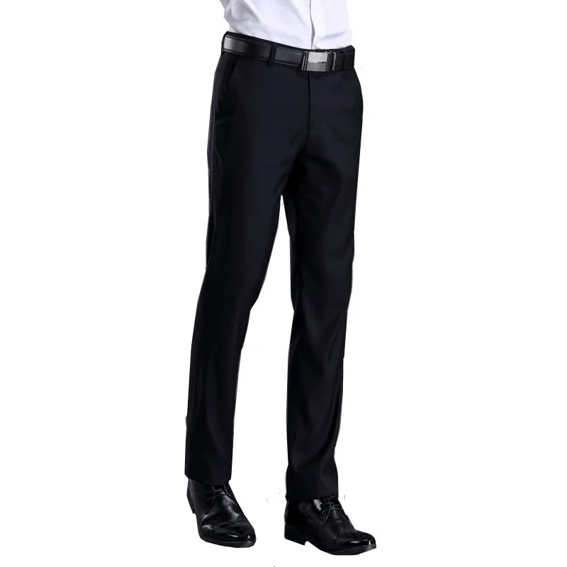 LEFT ROM New fashion male high grade slim fit business Suit pants/Male leisure pure color Casual