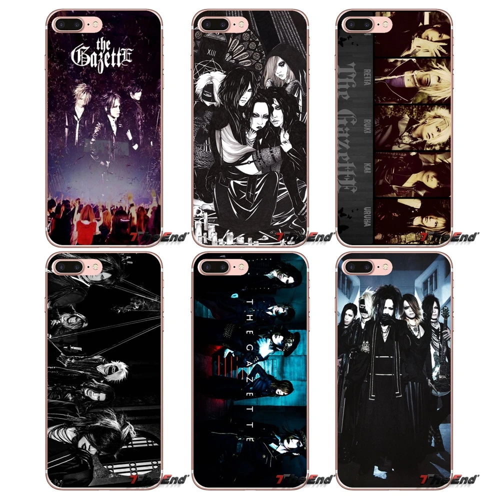 

The gazette Visual kei band Silicone Case For iPhone X 4 4S 5 5S 5C SE 6 6S 7 8 Plus Samsung Galaxy J1 J3 J5 J7 A3 A5 2016 2017