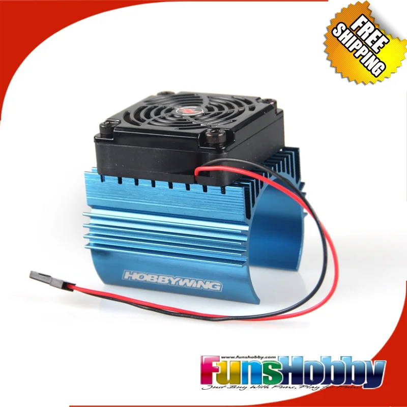 Hobbywing Motor Radiateur Heart Sink Ventilateur 5V Adapt/é 4465 moteurs pour voiture 1//8 RC