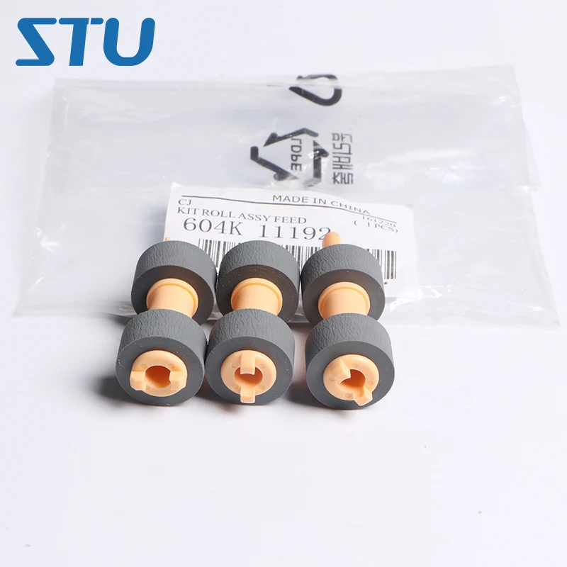 604K19890 604k11192 1Set 3PCS Original pickup roller For Okidata B6200 6250 6500 6300 710 For xerox 4500 4510 7100 For dell 3110 (6)