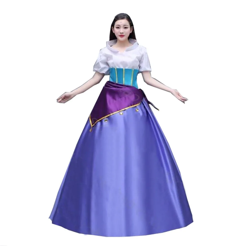 2017 Женский маскарадный костюм Esmeralda для взрослых по индивидуальному заказу