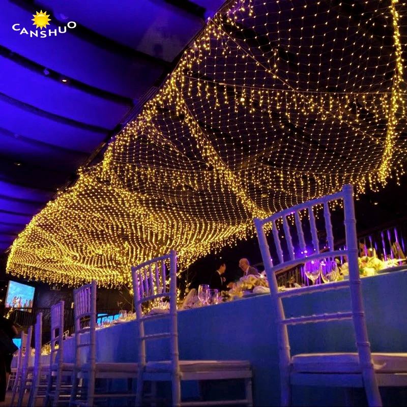 

Led Net String Lights Mesh Light 8*10m 2600leds Garden Christmas Decor Fairy Garland Curtain Lighting Wedding Party Holiday DHL
