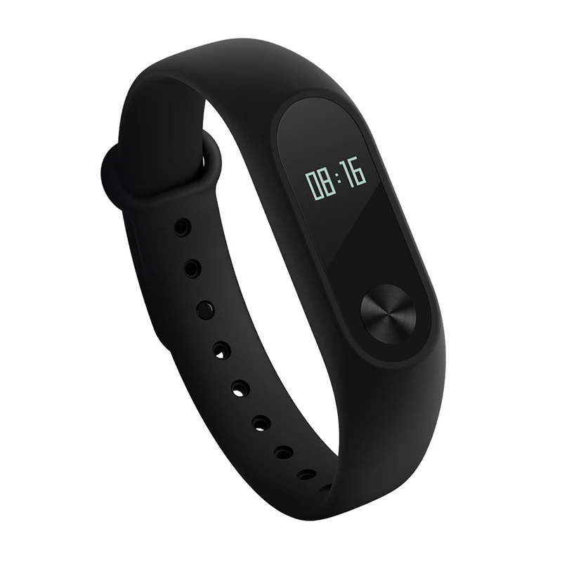 Оригинала Xiaomi Mi band 2 смарт браслет Xiomi фитнес браслет,Miband 2 умные часы и пульсометр для Xiaomi Mi6 смартфонов - Цвет: single black