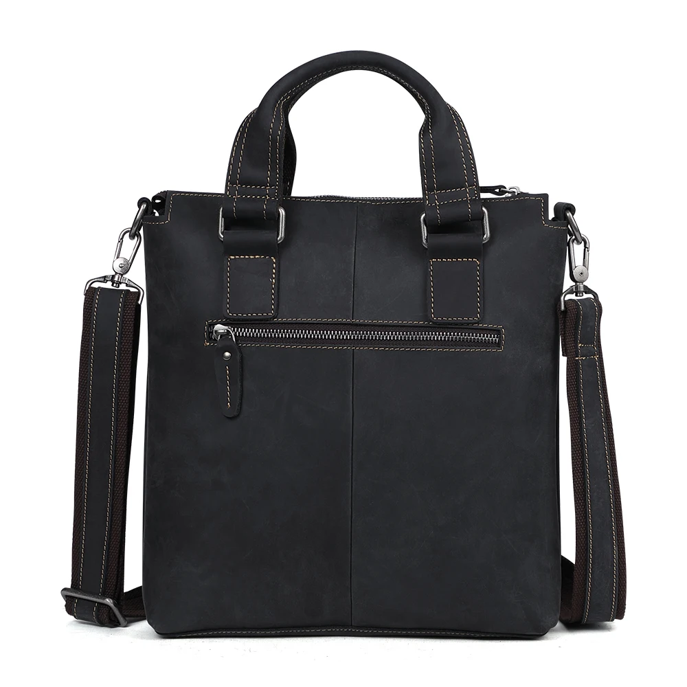 JOYIR الذكور حقيقية مجنون الحصان الجلود حقيبة الرجال حقائب جلدية الأعمال مكتب 13''Laptop أكياس Crossbody رجل حقيبة ساعي