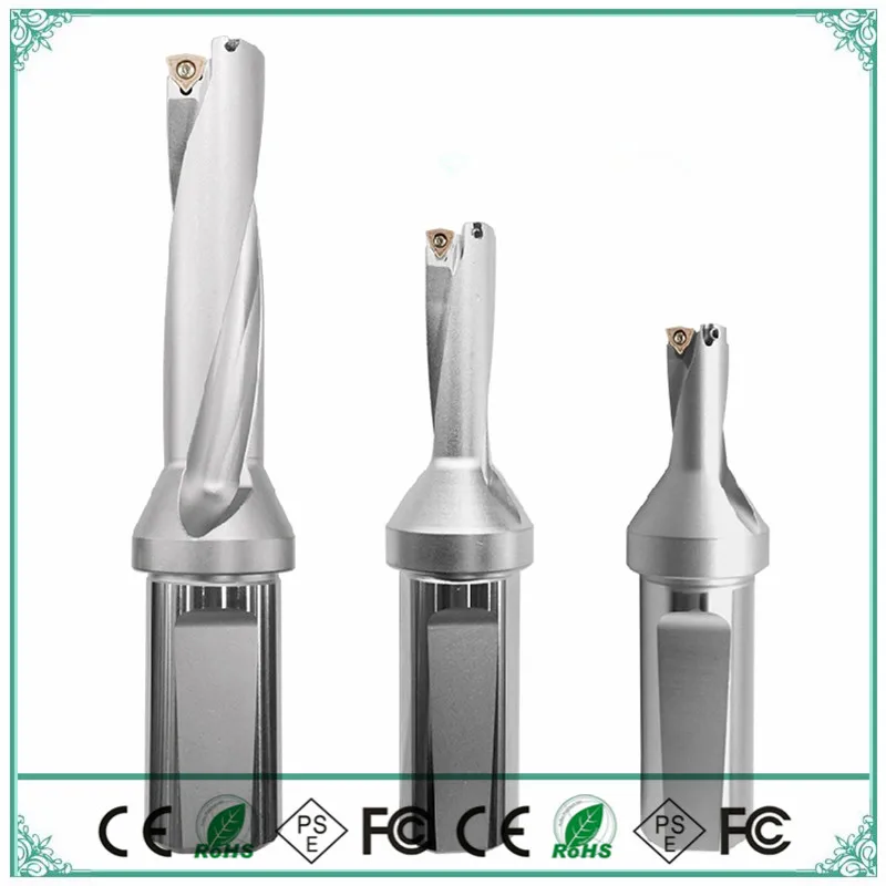 

WC series U drill,fast drill,25-30.5mm 3D depth,Indexable bit,drilling,for Each brand WC series blade,Machinery,Lathes,CNC
