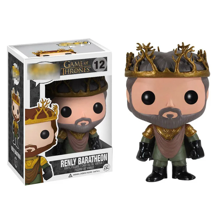 FUNKO POP Игра престолов Коллекция игрушек Робб Старк грейвинд Ренли Баратеон