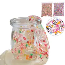 Фруктовые ломтики, мягкая игрушка для снятия стресса, шлам, игрушки для слизи, антистресс, сделай сам, пушистая плавающая игрушка для снятия стресса, детская глиняная игрушка