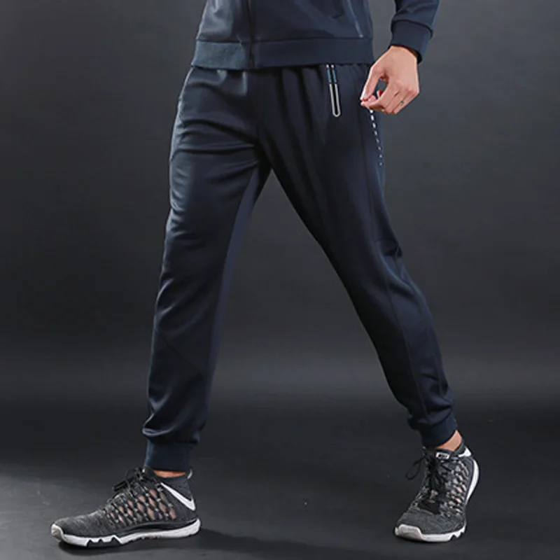 

Men's Running Pants Quick Dry Elastic Pants Outdoor Sports Pants Spring Autumn Breathable Fitness Gym Trousers Tights