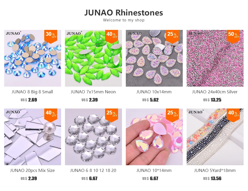 JUNAO 5*8 мм Разноцветные Стразы AB с плоской задней частью акриловые камни-капли аппликация из страз на одежде для рукоделия