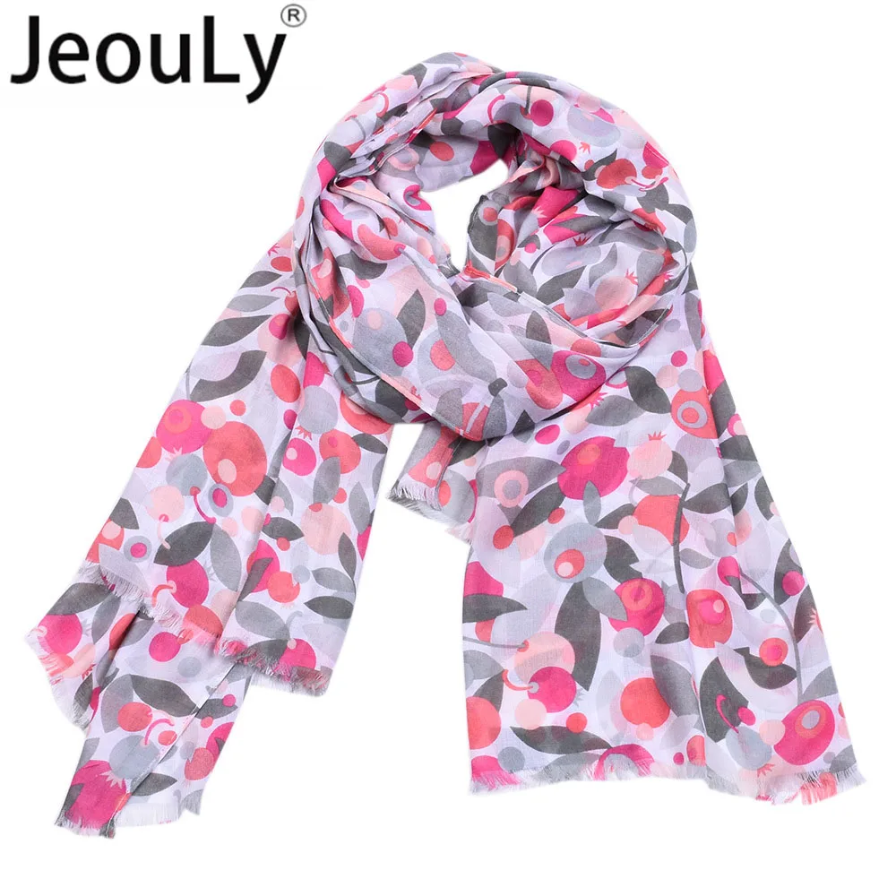 

New Designer dots Long scarf women scarves voile leaf print Cotton pink Scarf tassel woman Shawls muslin wraps white colors hot