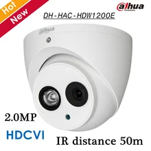 Waterproof 2.0MP Dahua HDCVI Camera DH-HAC-HDW1200E ICR day/night Monitor Outdoor Security Camera IR distance 50m HAC-HDW1200E