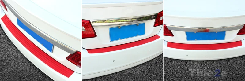 Багажник автомобиля бампер защитная полоса задняя защитная накладка для Geely EMGRAND 7X7 EC7 GC7 SC7 VISION