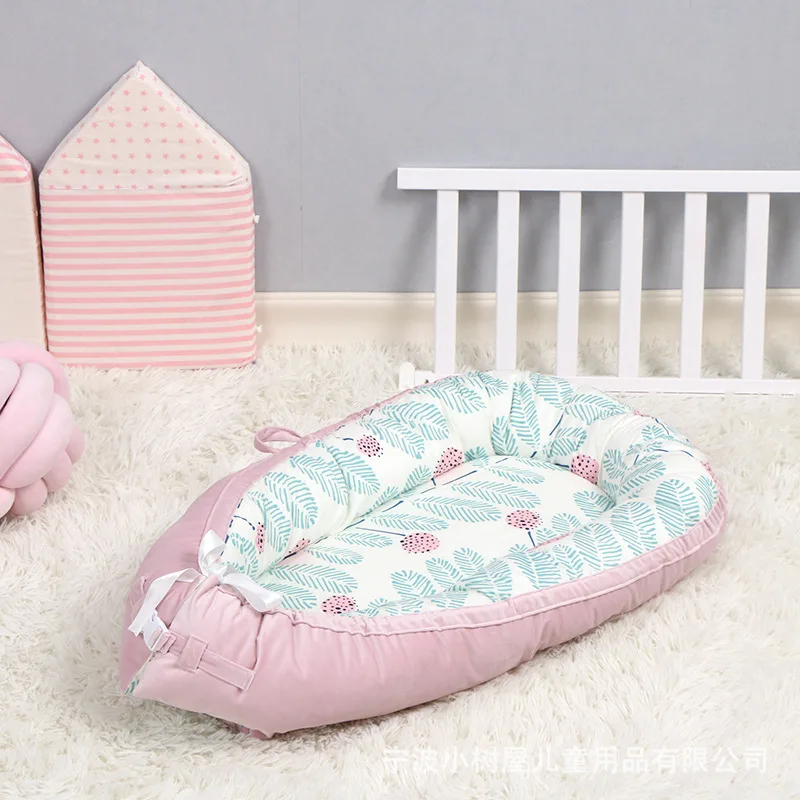 80 см* 50 см детская кроватка переносная съемная и моющаяся кроватка дорожная кровать для детей Младенческая Детская Хлопковая Колыбель