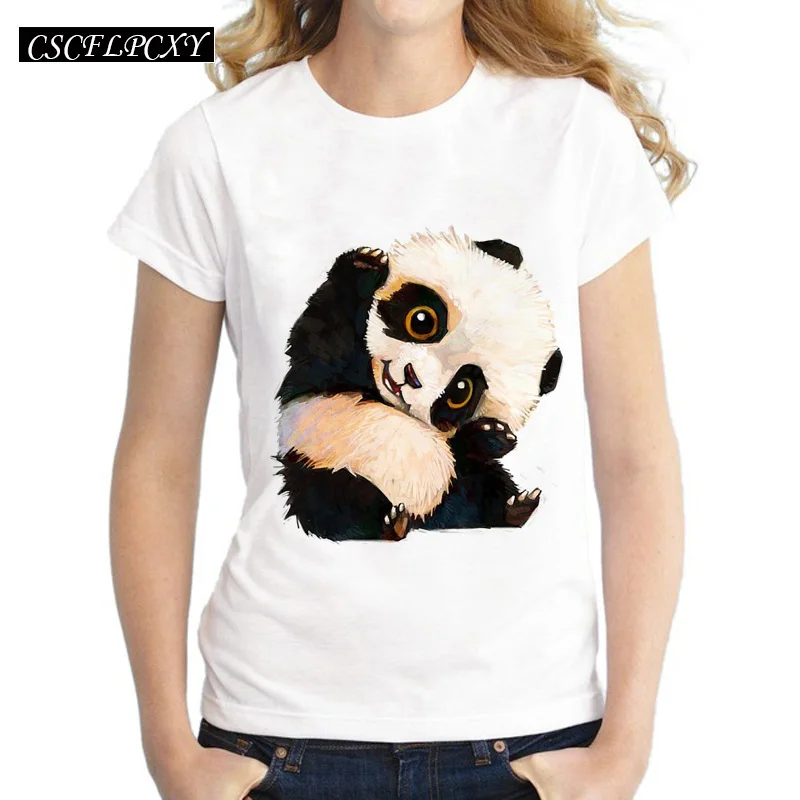 Harajuku-Panda-Print-T-Shirt-Women-Tshirt-2016-Summer-Style-Short-Sleeve-Ladies-Tops-T-shirt