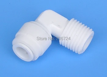 

water quick adapter water quick fitting Male Elbow tube size 3/8-1/2 thread water fittings