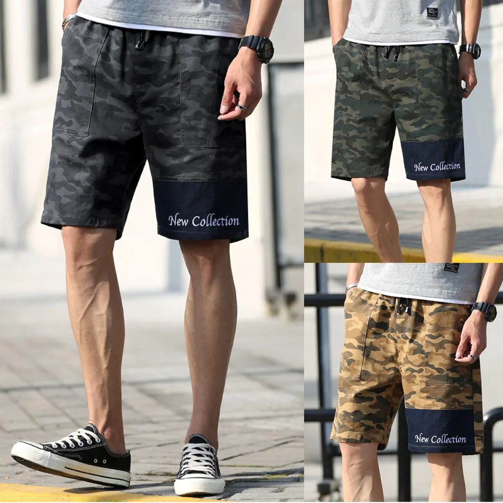 Шорты для женщин для мужчин летний повседневные свободные в стиле пэтчворк камуфляж пляжные шорты с принтом брюки девочек Pantalones, Modis короткие Masculino
