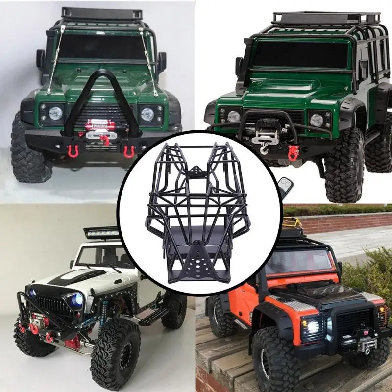 

Metal Welded Anti-rolling Cage Frame for 1/10 RC Crawler Car Axial Wraith