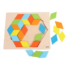 Деревянные геометрические формы головоломки доска животных головоломки раннего обучения игрушки для малышей Juguetes Brinquedos MH0464H
