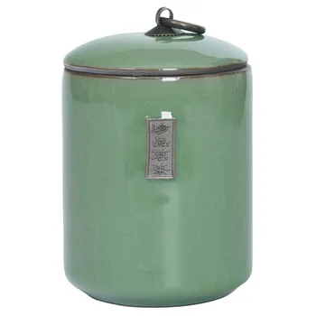 

Traditional craft ceramic tea can cadies sealed box for tie guan yin/da hong pao/jin jun mei/red tea/macha tea box