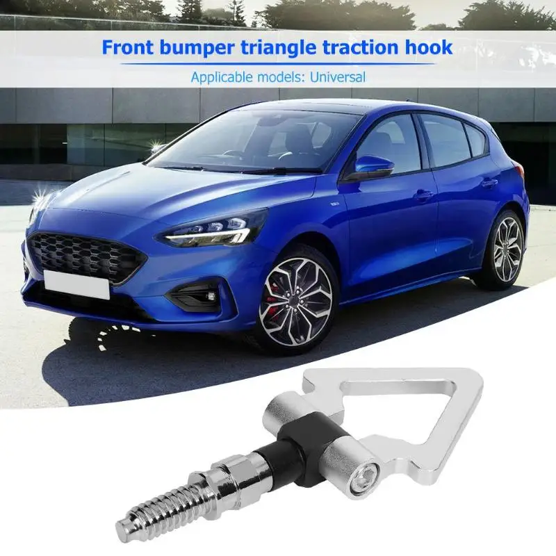 العالمي الألومنيوم البارات سحب المسمار على الجبهة الوفير مثلث سحب هوك السحب لسيارة أوروبية الطريق الانتعاش سيارة اكسسوارات السيارات