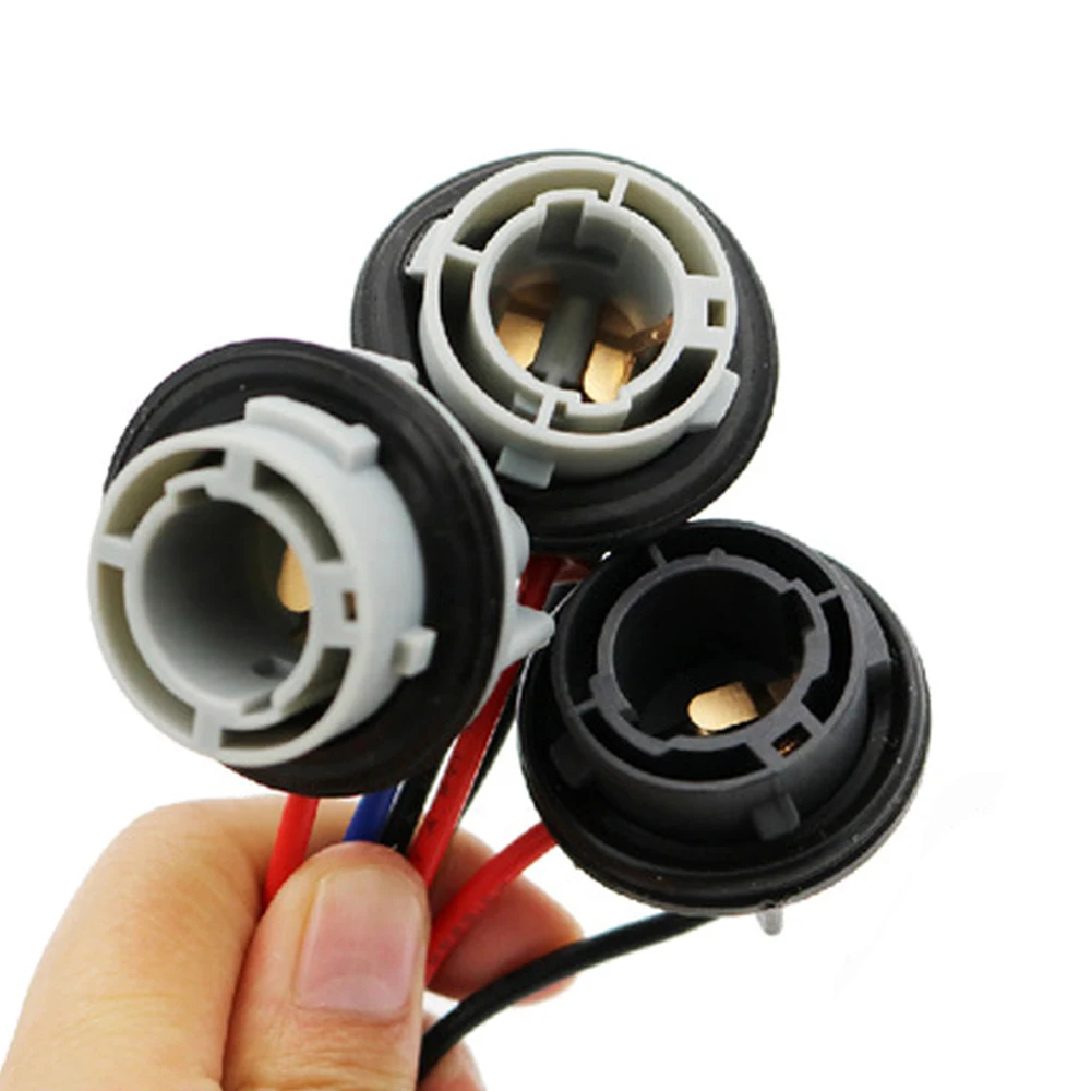 YSY 10x 1156 7506 P21W BA15S 1157 LED Bulbs Socket Harness Plugs female