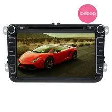 Android 5.1.1 Car Stereo Quad Core Two 2 Din Car Radio Receiver DVD GPS Navigation for Jetta/golf/Passat/Skoda Bluetooth canbus