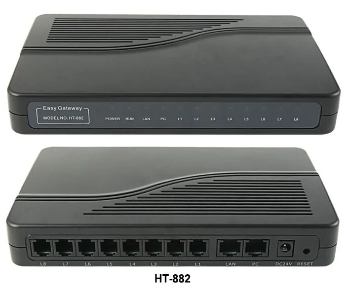 

Good quality ATA VoIP FXS Gateway HT-882 8 FXS Ports VoIP Gateway Goip gateways