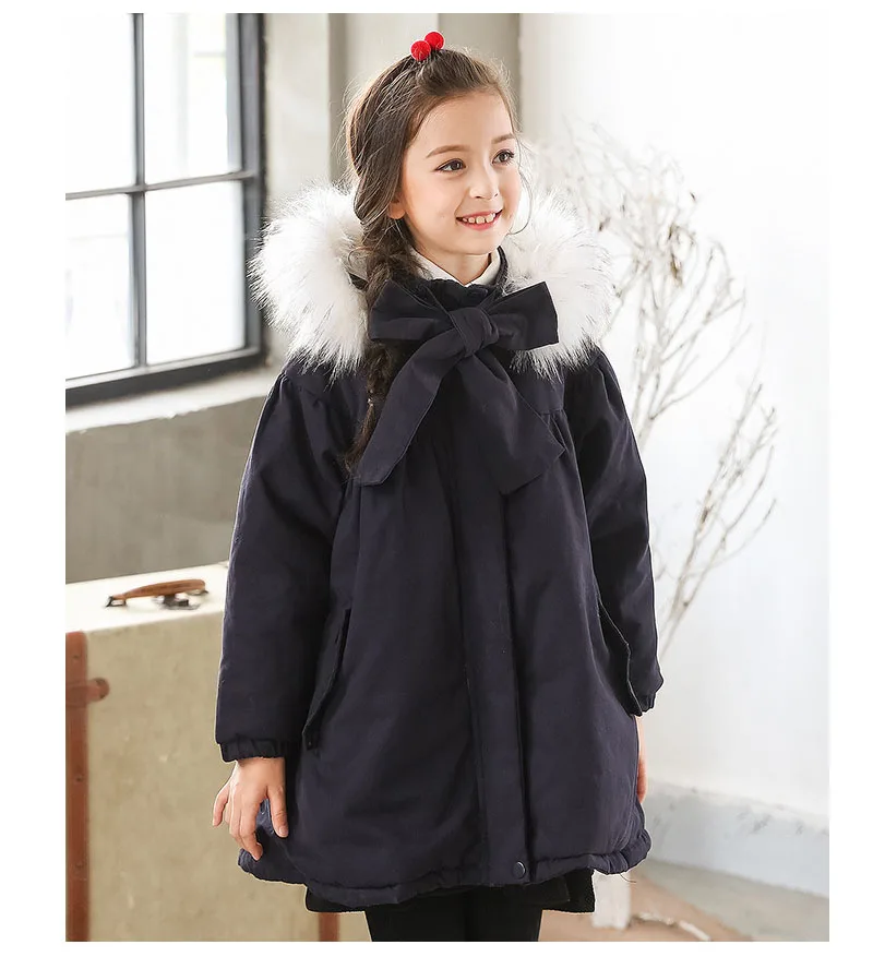 fur hooded loose kids winter coats for girls warm cotton padded clothes children fleece outerwear & coat baby big girl clothing  5 6 7 8 9 10 11 12 13 14 15 16 17 years little teenage girl thick winter jacket for kids winter coat (14)