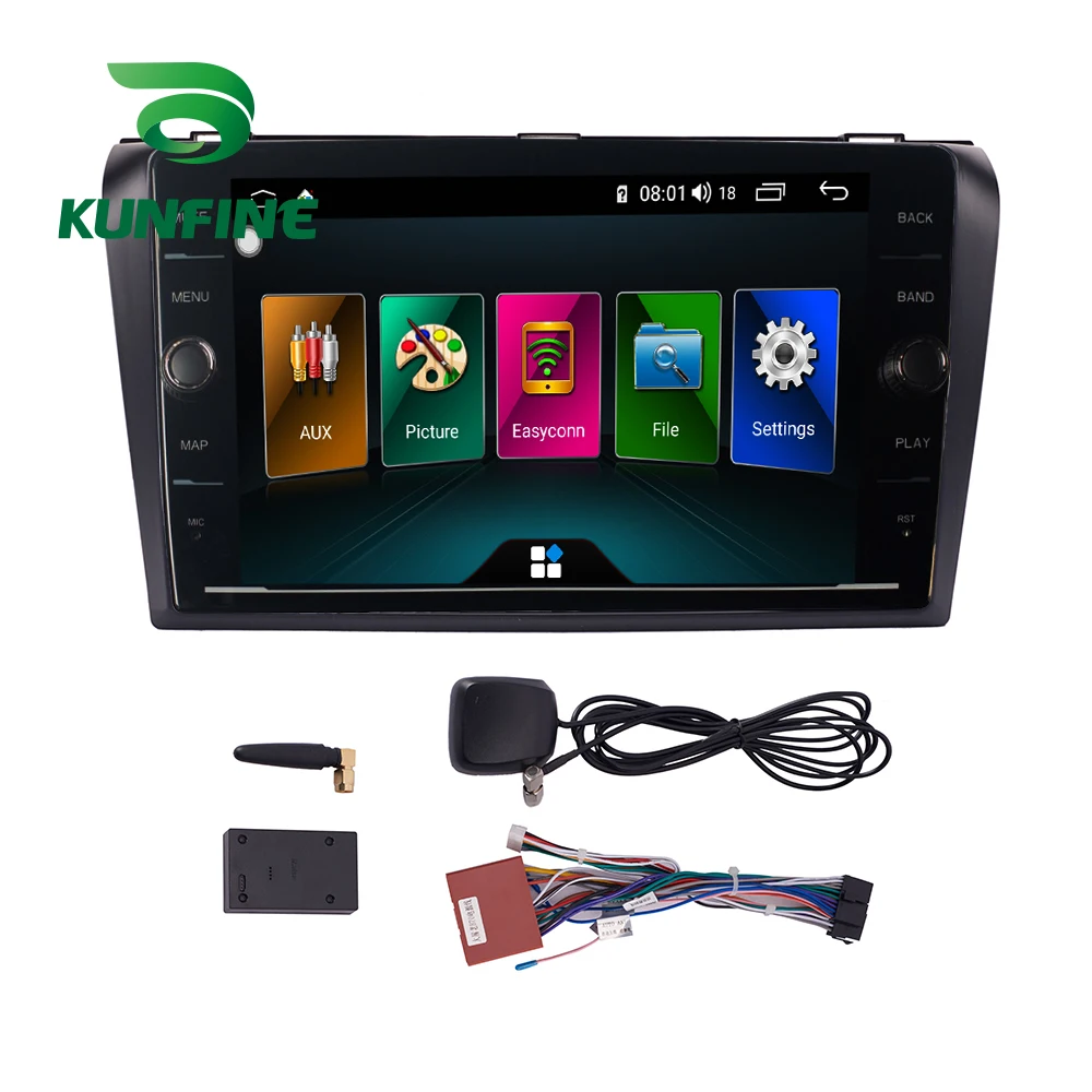 Sale Octa Core 4GB RAM 64GB ROM Android 8.1 Car DVD GPS Player Deckless Car Stereo For Mazda 3 2006-2013 Radio Headunit 7