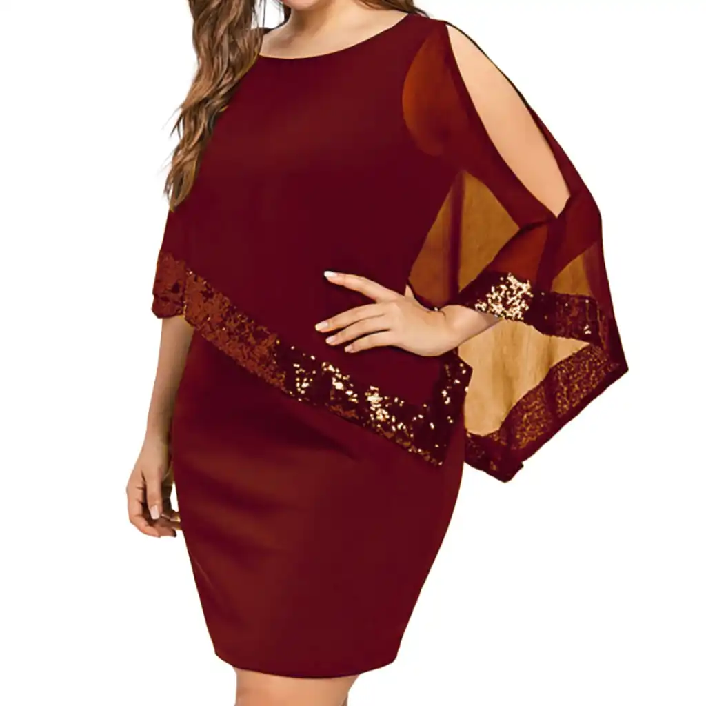 women's plus size chiffon dresses